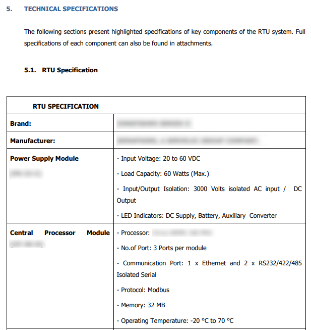 Technical Spec